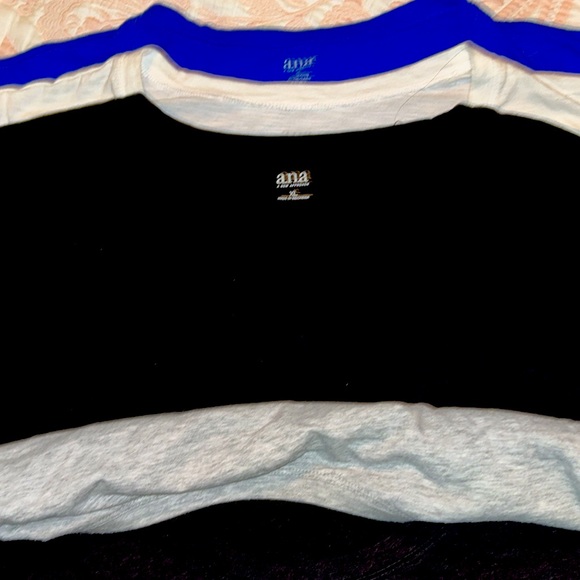 5 ANA TEE SHIRTS BLACK ,BLUE, WHITE GREY ,BLACK  ALL XL AND ONE L BLACK - Picture 7 of 11